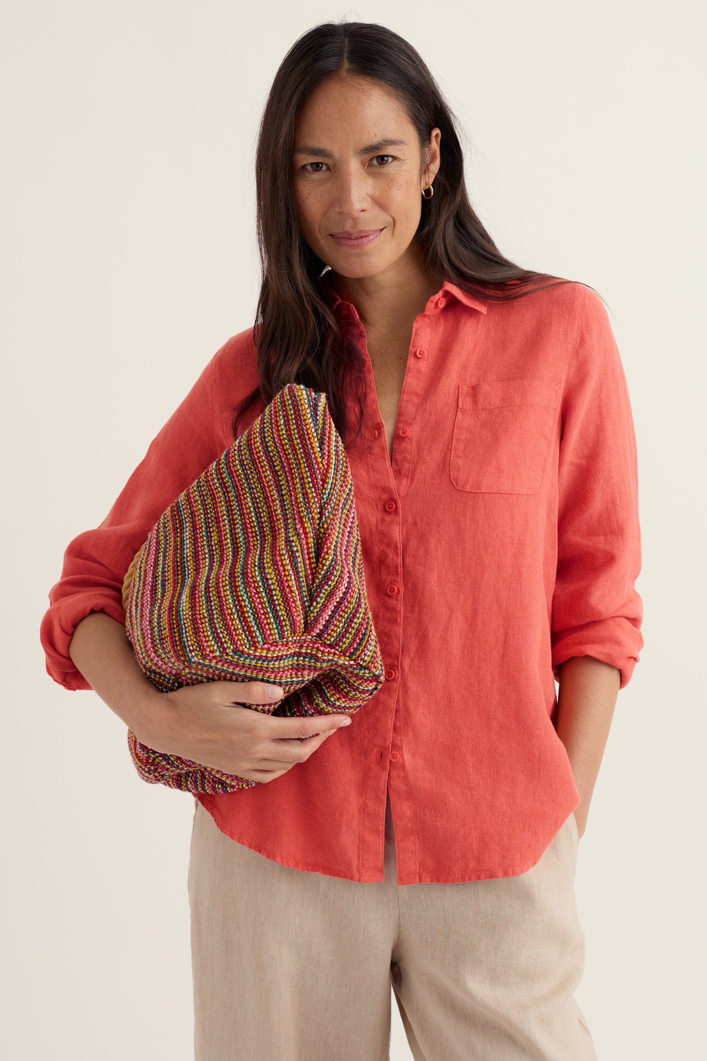 Hazel Branch Linen Shirt