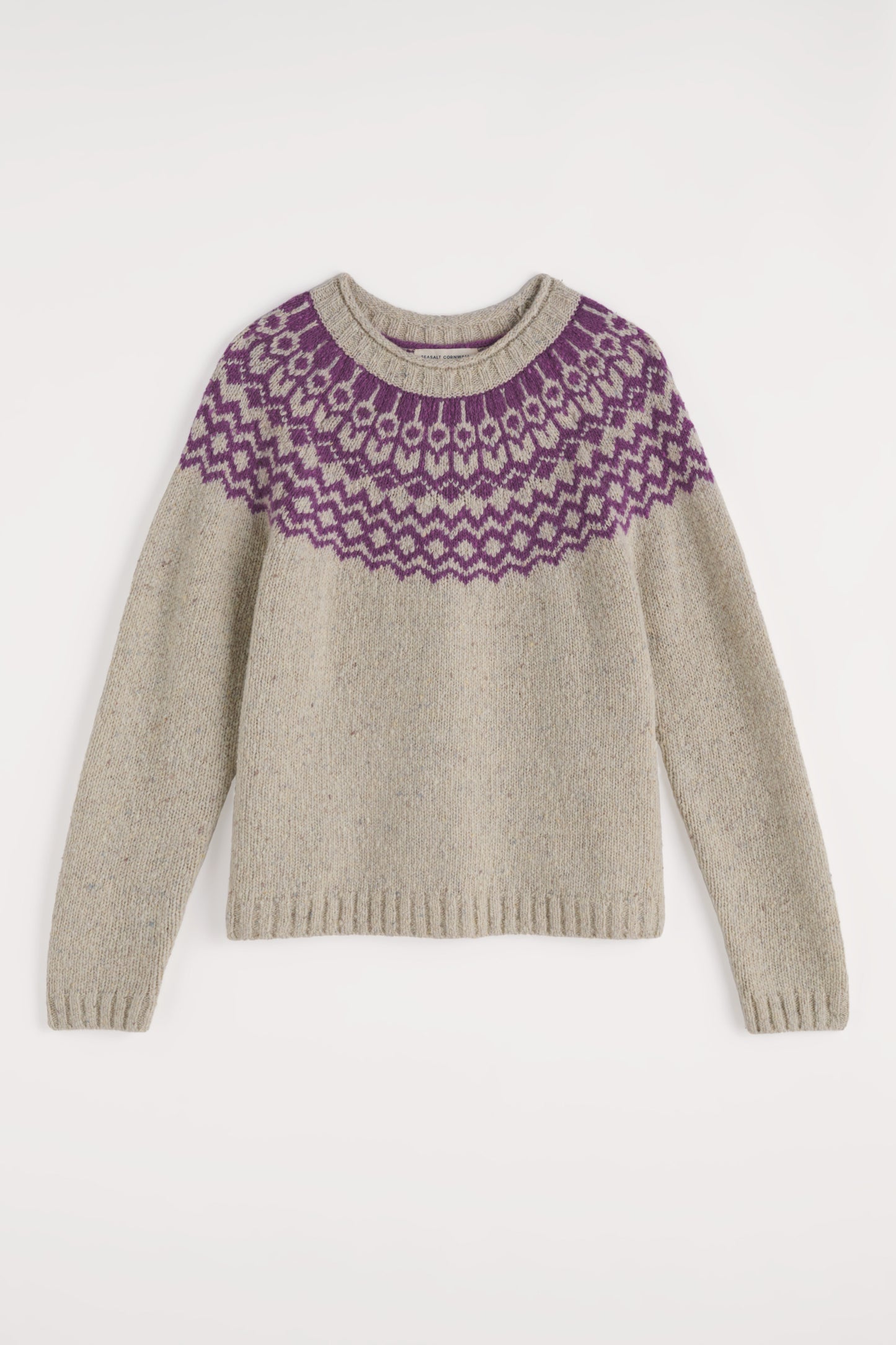 Port Kinnis Fair Isle Jumper With Merino