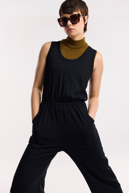 Organic Wide Leg Traveller Jumpsuit