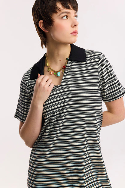 Traveller Rib Polo Dress