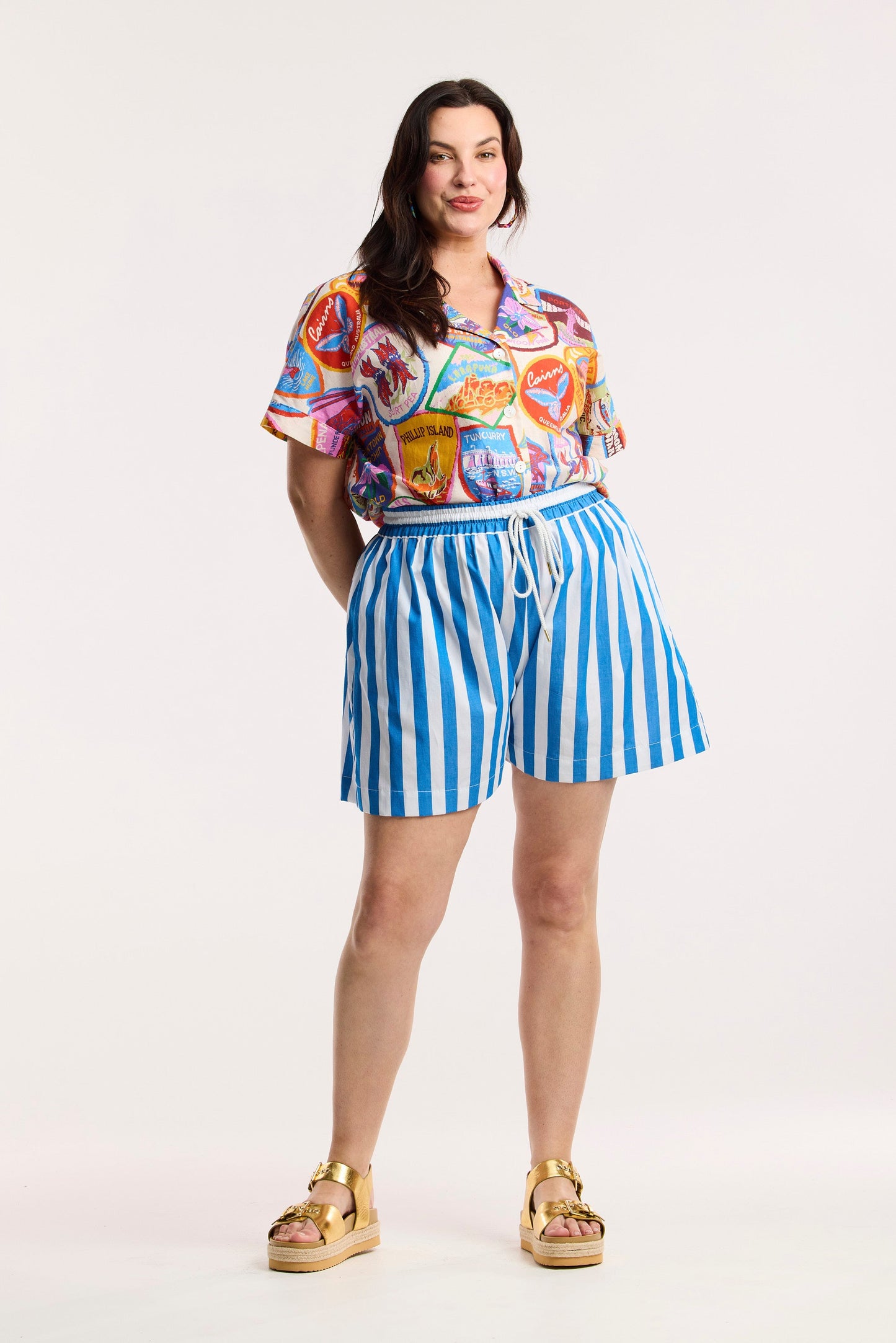 Pacifica Stripe Short