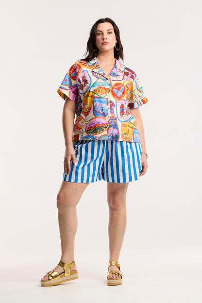 Pacifica Stripe Short