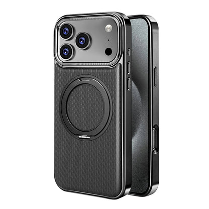 Luxury Leather MagCase with Rotating Bracket Holder