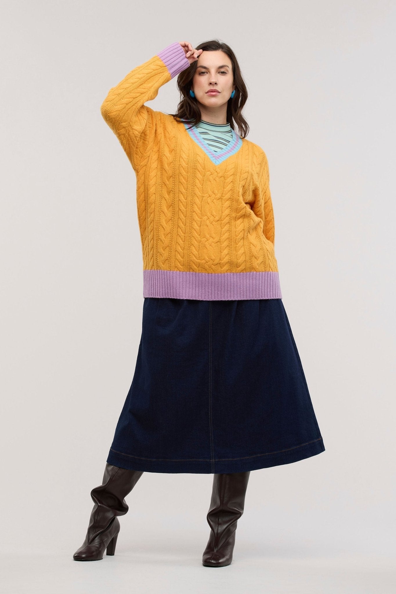 Halcyon Cable Knit Jumper