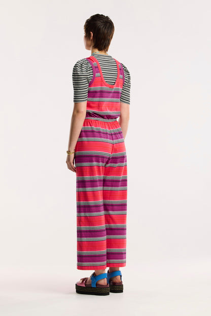 Traveller Stripe Wide Leg Jumpsuit