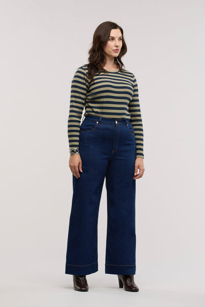Traveller Crew Neck Rib Top