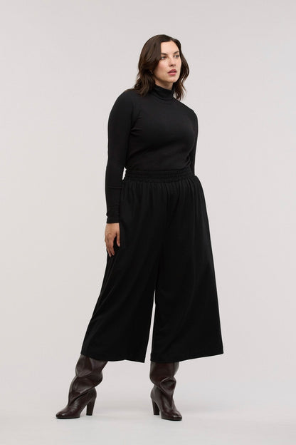 Traveller Rib Roll Neck Top