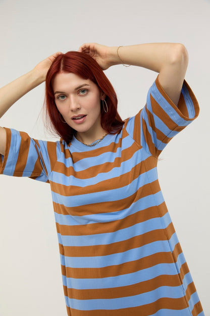 Traveller Stripe Midi Dress