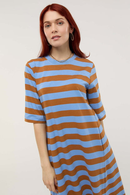 Traveller Stripe Midi Dress