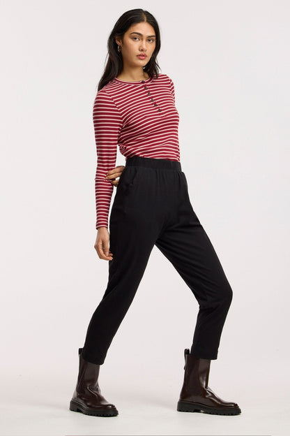 Traveller Waffle Henley Top